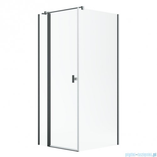 Radaway Nes Kdj II Brushed GunMetal kabina 100x75cm lewa szczotkowany grafit 10032100-92-01L/10039075-01-01