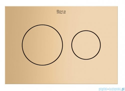 Roca Duplo S przycisk spłukujący podwójny Rose Gold Everlux-PVD A8902233RG