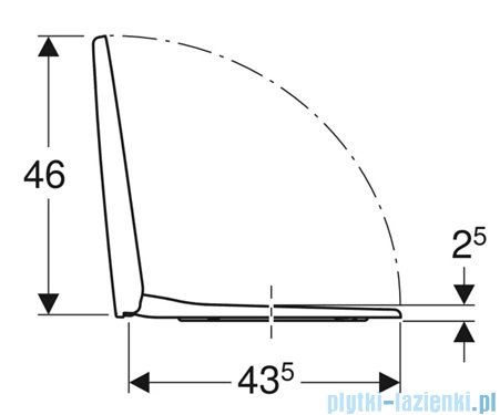 Geberit Selnova deska WC Duroplast 500331011