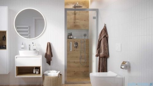 Excellent ramię prysznicowe ścienne 40 cm biały mat AREX.3140WH