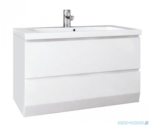 Oristo Brylant szafka z umywalką 84x50x48cm biały połysk OR36-SD2S-85-1/UME-BR-85-92