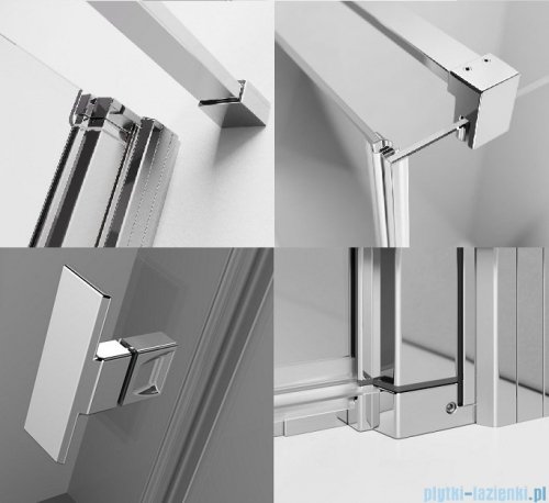 Radaway Nes 8 Kdj II kabina 80x90cm prawa przejrzyste 10086080-01-01R/10089090-01-01