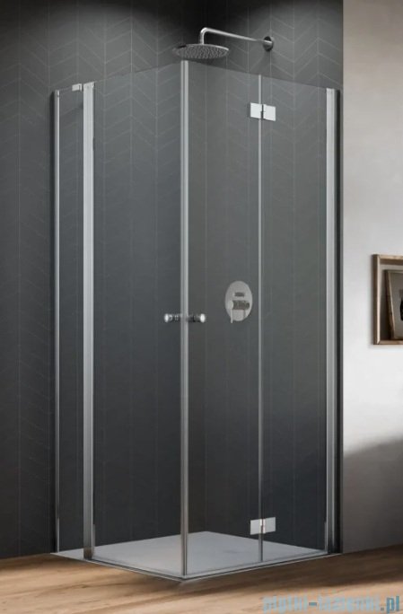 Radaway Nes KDD B / KDD II kabina 100x100cm prawa chrom połysk przejrzyste 10024100-01-01R/10016100-01-01L