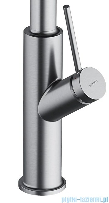 Omnires Bend bateria kuchenna z wyciąganą wylewką nikiel szczotkowany BE6455NI