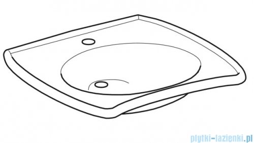 Geberit Vitalis Umywalka bez barier 65 cm 501.540.01.1