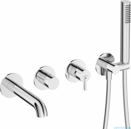 Deante SILIA Bateria wannowa 4-otworowa podtynkowa chrom BQS_018P