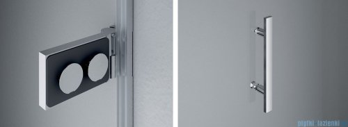 SanSwiss PUR PU31 Drzwi lewe wymiary specjalne do 200cm pas satynowy PU31GSM41051