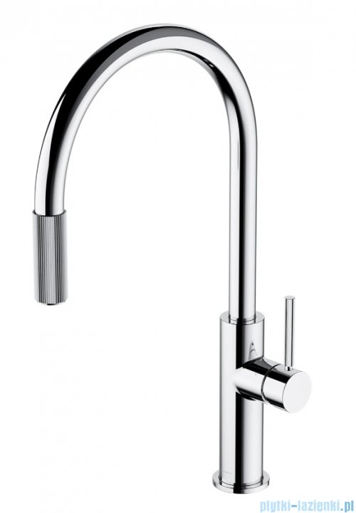  Omnires Switch bateria kuchenna z wyciąganą wylewką do podłączenia zestawu filtrującego  chrom połysk SW9059CR