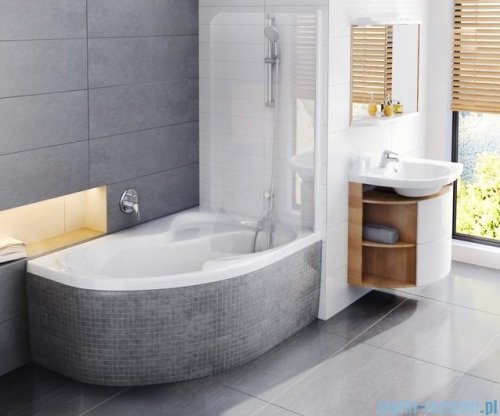 Ravak Wanna asymetryczna Rosa II 170x105cm Prawa C421000000