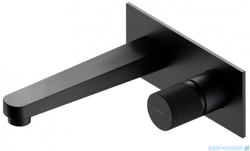 Omnires Contour bateria umywalkowa podtynkowa antracyt CT8015AT