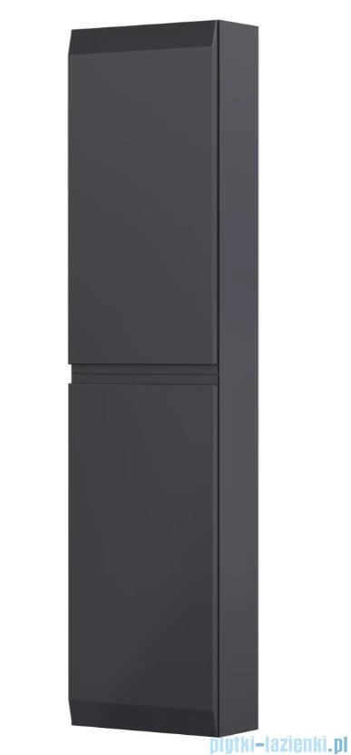 Oristo Brylant szafka boczna wysoka 40x160x17cm czarny mat OR36-SB2D-40-8-V3