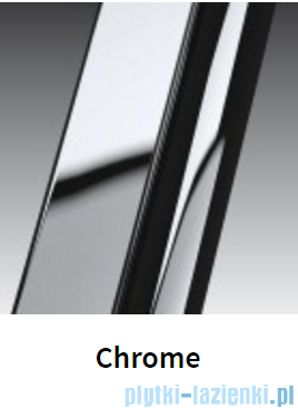 Novellini Ścianka Kabiny prysznicowej LUNES 93 cm szkło przejrzyste profil chrom LUNESA93L-1K