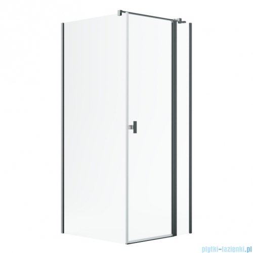 Radaway Nes Kdj II Brushed GunMetal kabina 90x90cm prawa szczotkowany grafit 10032090-92-01R/10039090-01-01