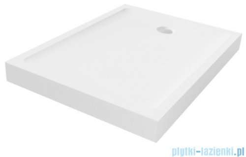 New Trendy Mild Brodzik akrylowy prostokątny 70x120x11,5 cm biały B-0610