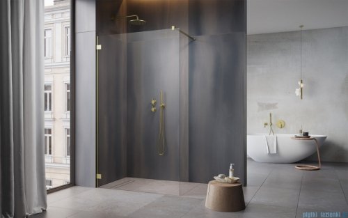 Radaway Essenza Pro Brushed Gold 140x200 kabina Walk-in szczotkowane złoto 10103140-99-01 