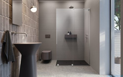 Radaway Furo SL kabina Walk-in 110x200cm prawa szkło przejrzyste 10306588-01-01R/10110544-01-01
