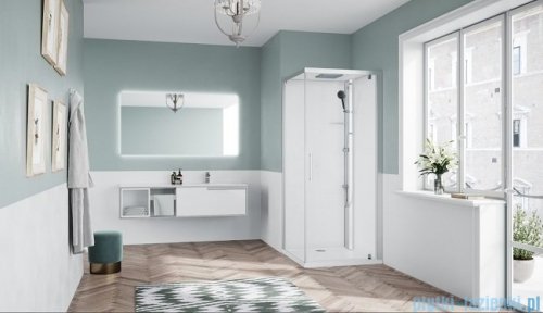 Novellini Glax 1 2.0 kabina standard 90x90 prawa srebrna G21GF99DTF-1BB