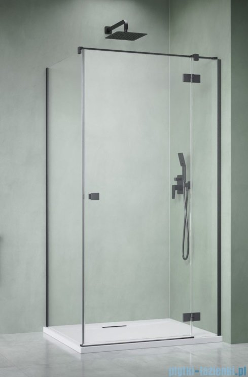 Radaway Essenza 8 Brushed GunMetal Kdj kabina 80x100cm prawa szczotkowany grafit 10480512-01-01R/10470237-92-01R/10113100-01-01