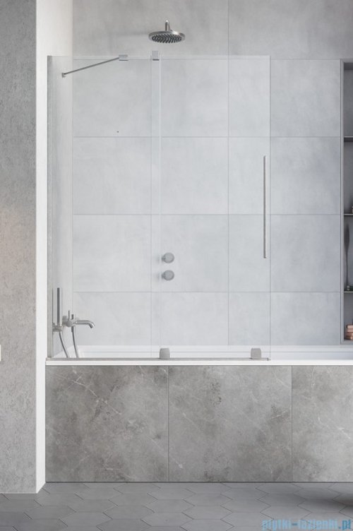 Radaway Furo Brushed Nickel PND II parawan nawannowy 150cm lewy szczotkowany nikiel 10109788-91-01L/10112744-01-01