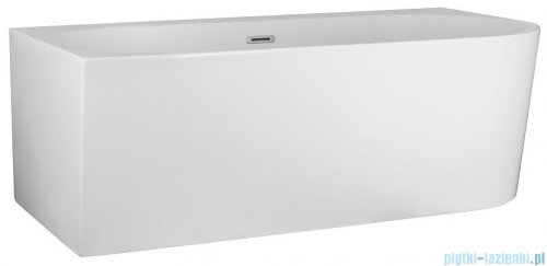 Corsan Intero wanna asymetryczna lewa z półką 170x80 cm biała + syfon E-240XLL