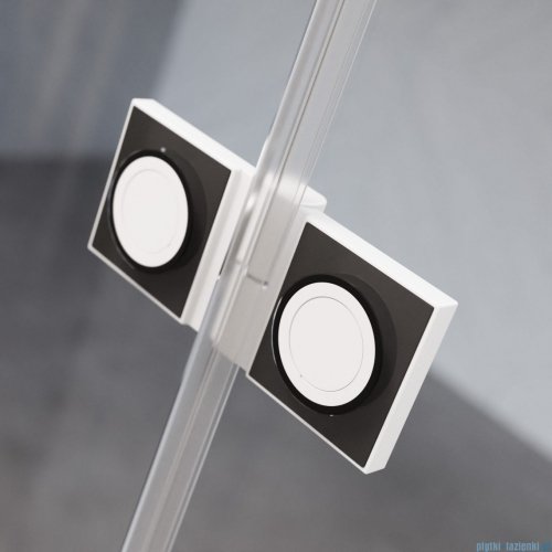 Radaway Essenza Pro White Kdj+S kabina 80x90x80cm lewa biały mat/szkło przejrzyste 10097390-04-01L/10098080-01-01/10098080-01-01