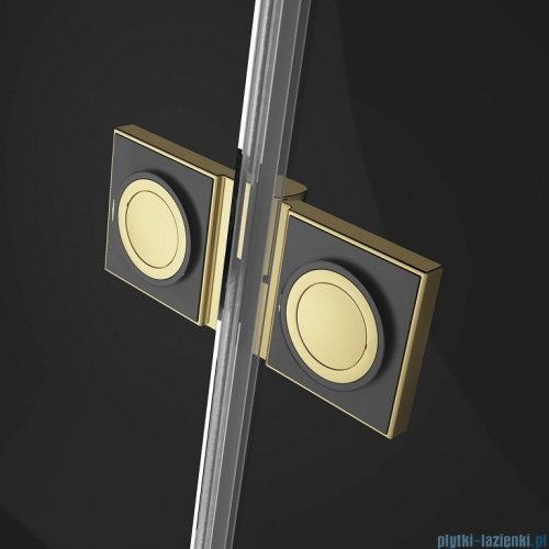 Radaway Essenza Pro Gold Dwj drzwi wnękowe 130cm prawe złoty połysk/szkło przejrzyste 10099130-09-01R