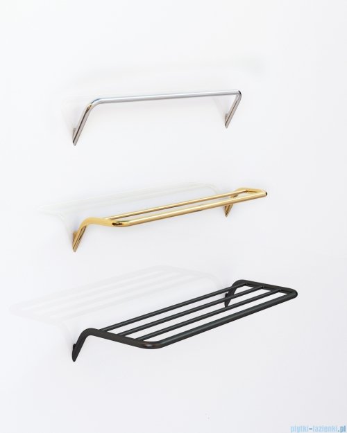 Deante SILIA Wieszak na ręcznik podwójny ścienny stal szczotkowana ADI_F631