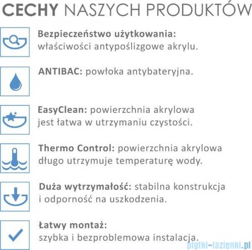 Besco Infinity 160x100cm wanna asymetryczna lewa + obudowa CZARNY mat  + syfon CZARNY #WAI-160-NL/OAI-160-NSC/19977
