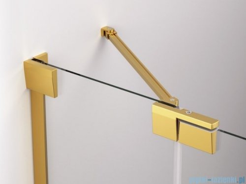 SanSwiss Cadura Gold Line drzwi wahadłowe 110cm jednoczęściowe prawe z polem stałym CA13D1101207