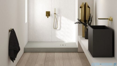Schedpol Schedline Nonlimits brodzik 90x90cm White Stone 3ST.N1K-9090/B/ST-M1/B/ST