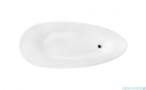 Besco Goya XS 142x62cm wanna wolnostojąca konglomeratowa + odpływ klik-klak #WMD-140-G