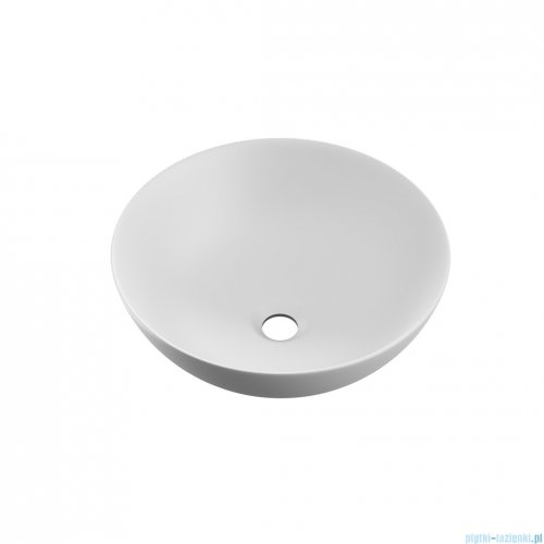 Excellent Luqa umywalka nablatowa 40 cm okrągła, biały mat CEAC.6401.400.WHM