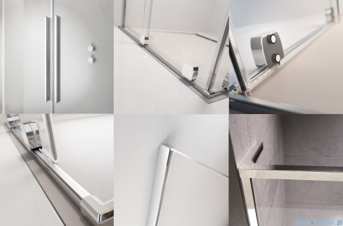 Radaway Furo SL KDD kabina 80x80cm chrom połysk/szkło przejrzyste 10305080-01-01L/10305080-01-01R