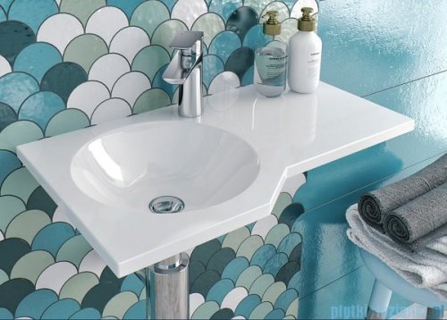 Excellent Be Spot Umywalka ścienna z otworem na baterie CEEX.2301.600.WH