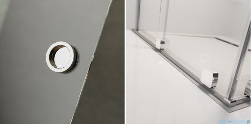 Radaway Furo KDJ RH kabina 90x80cm prawa szkło przejrzyste 10104442-01-01RU/10110460-01-01/10113080-01-01