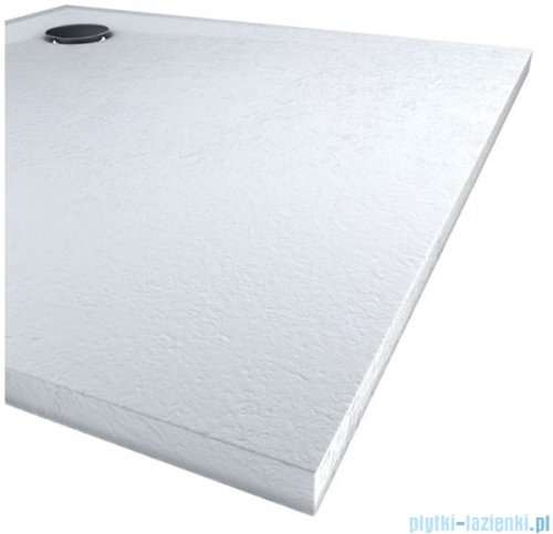 Schedpol Schedline Libra White Stone brodzik półokrągły 90x90x3cm 3SP.L1O-9090/B/ST