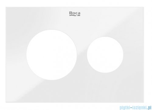 Roca Duplo S PS3 panel przycisku do łączenia z klawiszami PS3 biały szkło A890523399