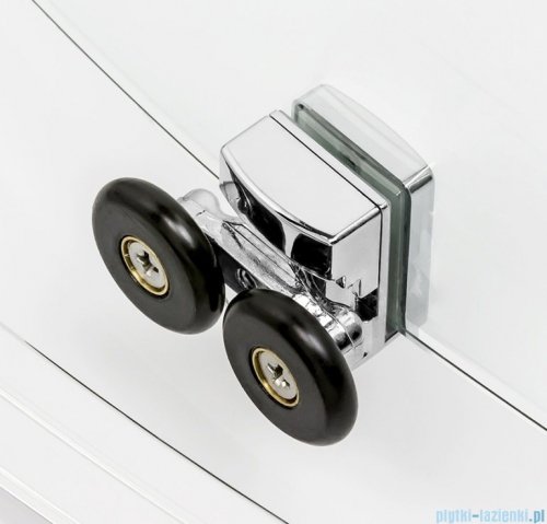 New Trendy New Praktic Kabina prysznicowa prostokątna z drzwiami przesuwnymi 80x100x195 przejrzyste K-0491