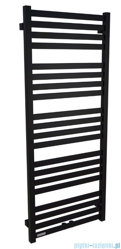 Oltens Vanlig grzejnik łazienkowy 121x50 cm czarny mat 55008300