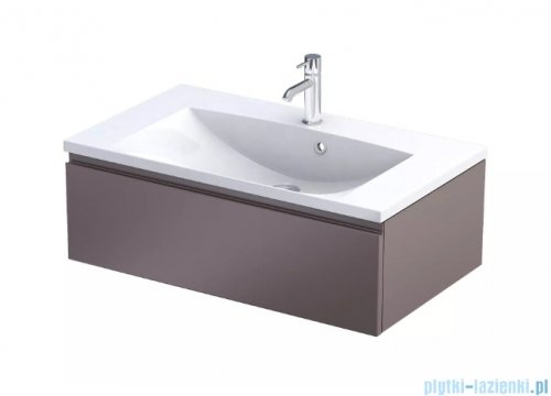 Oristo Brylant szafka podumywalkowa wisząca 80x25x45 mokka mat OR36-SD1S-80-21