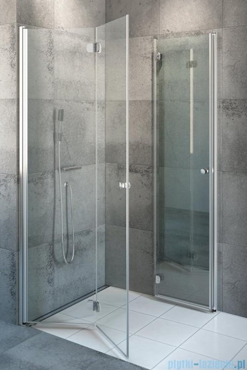 Radaway Eos KDD-B kabina prysznicowa 100x90cm przejrzyste bez listwy progowej 37353-01-01NB