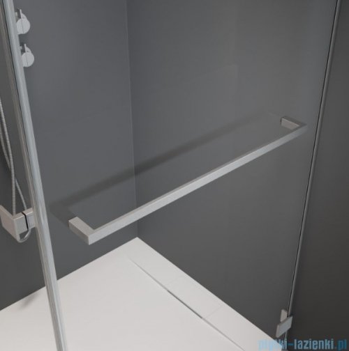 Radaway Nes Brushed Nickel Ptj kabina pięciokątna 100x90cm lewa szczotkowany nikiel 10052000-91-01L/10052700-91-01