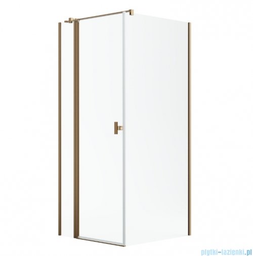 Radaway Nes Kdj II Brushed Copper kabina 90x70cm lewa szczotkowana miedź 10032090-93-01L/10039070-01-01