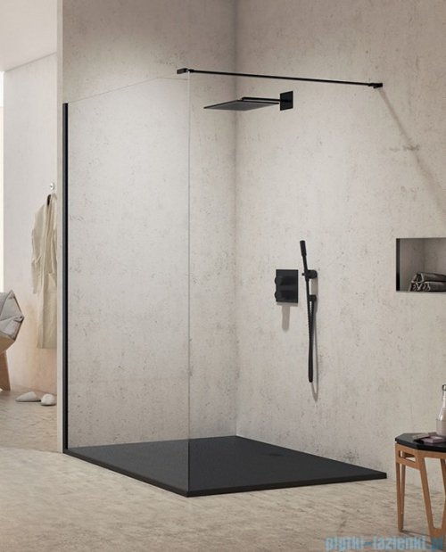 New Trendy New Modus Black kabina Walk-In 100x200 cm przejrzyste