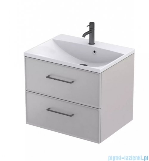 Oristo Lagom szafka podumywalkowa wisząca 60x50x45 piaskowy mat OR53-SD2S-60-10