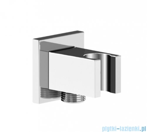 Roca Przyłącze kątowe Aqua Square 1/2&quot; z uchwytem na słuchawkę A5B0850C00
