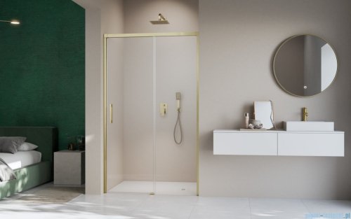 Radaway Idea DWJ Brushed Gold drzwi wnękowe 160cm prawe szczotkowane złoto 387020-99-01R