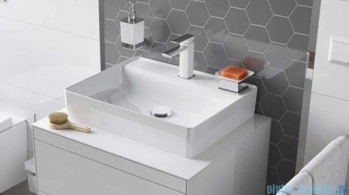 Excellent Design Korek klik-klak umywalkowo bidetowy, korpus złoto szczotkowane pokrywa ceramiczna śnieżnobiały ARIN.1485.K.02.WHGB