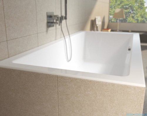 Riho Lugo 160x70cm wanna prostokątna z hydromasażem Relaks + nogi + syfon BT07-REL