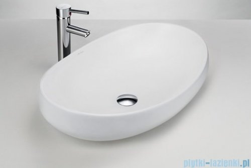 Massi Somon umywalka nablatowa 63x42cm biała MSU-5254